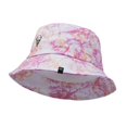 thumbnail image 2 of DALIX Embroidered Double Scoop Ice Cream Tie Dye Cotton Outdoor Summer Bucket Hat in Pink - Extra Large, 2 of 4