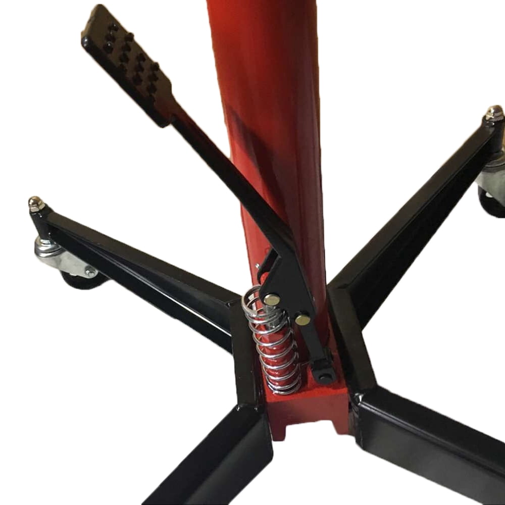 1100 Lb High Lift Transmission Jack Foot Pump Spring Loaded Red