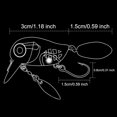 thumbnail image 2 of Señuelos de pesca con ojos 3D Micro Crankbaits flotantes cebos duros Minnow amarillo, 2 of 3