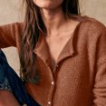 thumbnail image 5 of BVOFAR Cardigan Sweaters for Women Cozy Ribbed Knit Button Down Sweater Casual Long Sleeve Lightweight Cardigans Trendy Fall Tops, 5 of 7