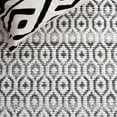 thumbnail image 6 of SAFAVIEH Marbella Scarlett Diamond Area Rug, Ivory/Black, 6' x 9', 6 of 8