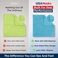 thumbnail image 6 of USANOOKS Microfiber Cleaning Cloths-Microfiber Towels-Turq- Pack of 12 (12.5"x12.5"), 6 of 9