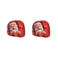 thumbnail image 2 of Christmas Car Decorations, 2Pcs Santa Claus Car Headrest Covers, Elastic Stretch Printed Protector Sleeves for Sedan SUV Truck Van Universal Fit Xmas Holiday Auto Interior Decor Accessory, 2 of 7