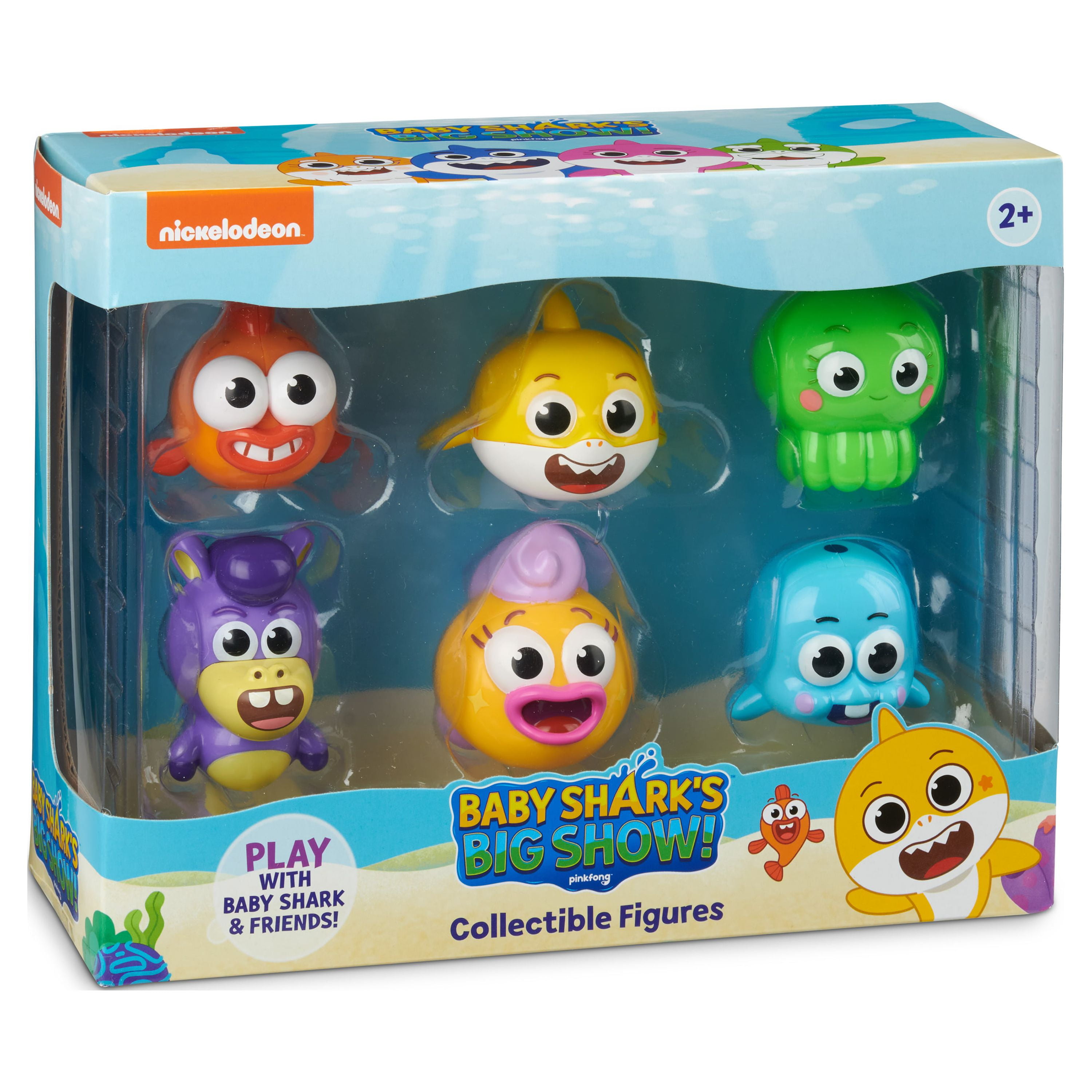 Baby Shark s Big Show Collectible Figures 6 Pack Multicolor