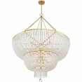thumbnail image 5 of 614-GA Crystorama Lighting Rylee - 15 Light Chandelier-63.5 Inches Tall and 48.5 Inches Wide-Antique Gold Finish, 5 of 9