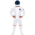 thumbnail image 2 of BlockBuster Costumes Custom Bundle Adult Men's White NASA Astronaut Space Suit Costume And Helmet Bundle, 2 of 2