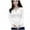 White, variant on Tops for Women Trendy Short Sleeve Tunic Shirt Thermal Layer Shirt Women Tunic Top Womens Eyelet Sweater Tops V Neck Baseball Shirts Organic Womens Long Sleeve plus Summer Black 2XL