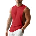 thumbnail image 3 of Agkizg Men Sleeveless Workout Tank Tops, Solid Summer Breathable Stretch Quickly Dry Athletic Vests Gym Muscle Undershirts Daily Sport Wear, 3 of 6