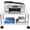 White, variant on ZBRANDS // Printer Stand Cart Max, 24" x 14", 2 Tiers Heavy Duty (Max)