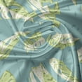 thumbnail image 7 of Ambesonne Tropical Valance & Curtain, Simplified Monsteras Plot, 55"x36", Avocado Green and Pale Teal, 7 of 7