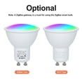 thumbnail image 3 of Bulb,Colors Lamp App Mode White 16 App Remote Voice Million Colors Lamp 5w Dual Mode 16 Million Colors White 16 Million Voice Function Led Dual Mode White Lamp App Remote Xibany Dsfen Adben Eryue, 3 of 6