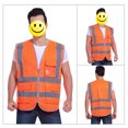 thumbnail image 2 of Alta visibilidad Chaleco reflectante de seguridad Chaleco reflectante Bolsillos múltiples SFVest Chaleco reflector, 2 of 7