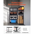 thumbnail image 5 of 5 Tier Heavy Duty Storage Shelves for Garage, Adjustable 2000 lbs Capacity Metal Shelving Unit, Space-Saving Organizer Rack, 5 of 11