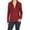 Burgundy, variant on Women's Casual Fleece Long Sleeve Solid Pockets Full Zip-Up Jacket Hoodie