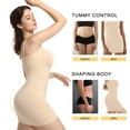 thumbnail image 3 of SHAPERX Women‘s Strapless Shapewear Slips for Under Dresses Tummy Control Slimming Seamless Body Shaper Slips, 3 of 9