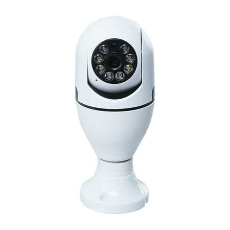 

Daiosportswear Clearnance E27 Bulb Camera 1080P Security Camera System 360 Degree Wireless Home Surveillance Cameras with 5G WiFi Full Color Day and Night Smart Motion Detection