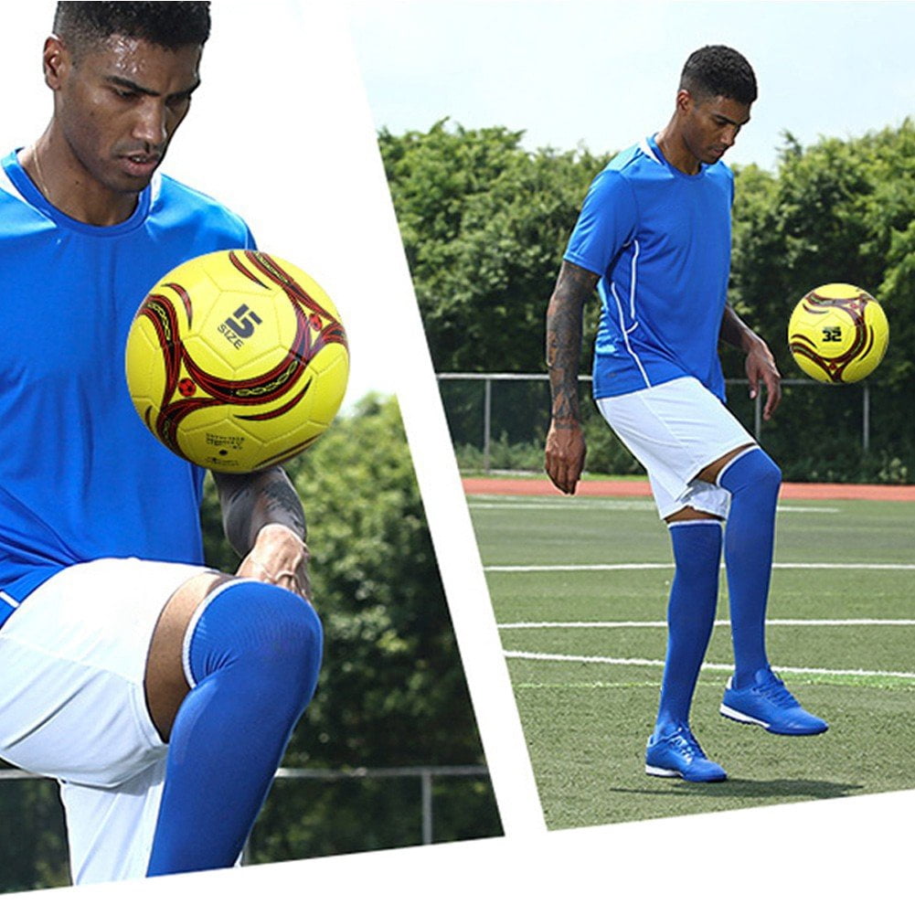 Vjnyvs Football Training Ball Size 5 Official Match Football for Adults and Junior Professional Soccer Ball Training Game Supplies