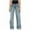 Sky Blue, variant on Kaemgyyd Women's Jeans Fashion High Waisted Button Stretchy Denim Pants 2025 Trendy Loose Wide Leg with Pockets