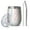 White-3, variant on Floral 12oz Stainless Steel Insulated Wine Tumbler with Lid and Straw – Double Wall Vacuum Mug for Hot & Cold Drinks, 304 Steel Interior, Sweat-Free Design,Thanksgiving,Christmas, Spring,Flower