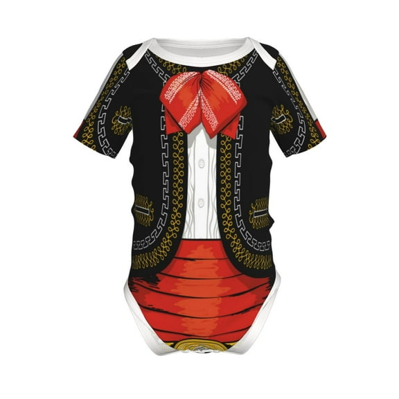 Zeuib CHARRO SUIT Print Newborn Baby Romper Clothing,Infant Climbing Bodysuit,Baby Clothes Outfit For Boys And Girls-3 Months