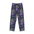 thumbnail image 4 of Xecao Lavender Flowers Men's Straight Lounge Pajama Pants: The Ultimate in Comfortable Sleepwear, 4 of 9