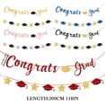thumbnail image 4 of Hilingoto 2026 Graduation Glitter Hanging Banners,Congrats Grad Party Garlands Graduation Banner Decorations,Sparkling Banners for 2026 School College Graduation Party Home Car indoor Outdoor Decor, 4 of 10