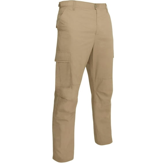 Rothco Rip-Stop BDU Pants, Khaki, XL (39"-43" Waist)