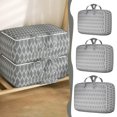 thumbnail image 3 of Large Quilt Storage Bag, 27.56 x 19.69 x 9.84 in, High-Density Fabric for Dust and Moisture Protection, Ideal for Seasonal Bedding and Clothing Storage, 3 of 8