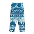 thumbnail image 5 of Disketp Sea Underwater Animals Print Women'S Comfy Pajama Pants Casual Drawstring Palazzo Lounge Wide Leg Pants, 5 of 9