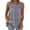 Gray #1, variant on Women's Summer Sleeveless Tiered Peplum Babydoll Tops Casual Crew Neck Flowy Blouses Loose Fit Frill Tunic Tank Shirts Navy S