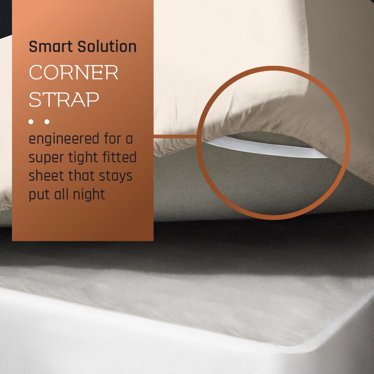 Empyrean Bedding Double Brushed Microfiber Fitted Sheet, Twin-XL photo 2