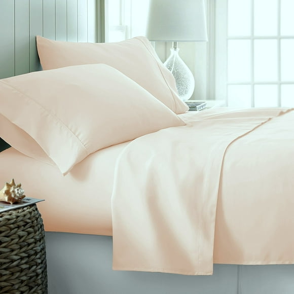Pure King Size Cotton Bed Sheets Set (King, 800 Thread Count) Ivory Sheets and Pillow Cases (4 Piece) – Cotton Sheets King Size Bed- Sateen Weave Sheets - 18†King Deep Pocket Sheets