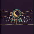 thumbnail image 2 of CafePress - Dreamcatcher Moon Long Sleeve Infant Bodysuit - Long Sleeve Cotton Baby Bodysuit, 2 of 4