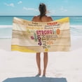 thumbnail image 3 of Beach Towel Love Text Bath Pool Towels Warm Embraces Positive Energy Absorbent Beach Towel Soft Large Quick Dry Lightweight Camping Travel Sports Yoga Gym Swim Towels for Adult 35x70 Inch, 3 of 9