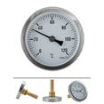 thumbnail image 2 of Stainless Steel Gas Grill Analog Bimetall Thermometer Mount 120°C Calibration, 2 of 8