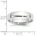 thumbnail image 3 of 10K White Gold 10Kw 5mm Ltw Comfort Fit Band Size 6 Made In United States 1wcfl050-6, 3 of 5