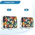 thumbnail image 4 of FORMRS 13-13.3 inch Laptop Sleeve Case Soft Carrying Quilted Computer Bag Cover, Green Clover Pattern, 4 of 7