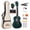 Green, variant on ADM Concert Ukulele 23'' Mahogany Hawaiian Ukulele Kit for Beginner Kid Adult with Free Lessons, Green