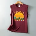 thumbnail image 4 of Débardeurs pour Femmes Col Rond Imprimé Tropical T-Shirts Sans Manches Été Décontracté Ample Gilet Pull Blouse d'Entraînement, 4 of 4