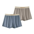 thumbnail image 2 of Men's 2PC Boxer Briefs Loose Breathable Cotton Underwear for Sports and Daily, 2 of 3