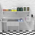 thumbnail image 2 of Koolmore 12x72 NSF Stainless Steel Wall Mount Shelf for Kitchen in Silver, 2 of 7