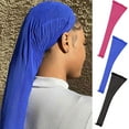 thumbnail image 5 of Extra Long Breathable Stretchy Hairnets Weave Sleeve Cap For Wig Dreadlock Boxbraids Crochet Hairstyles With Secure Elastic Band, 5 of 7