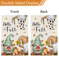 thumbnail image 7 of VOCHIC Hello Fall Garden Flag 12x18 Inch for Outside, Small Burlap Gnome Flowers Flags Yard Thanksgiving Holiday Outside Yard Decoration, 7 of 7