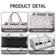 thumbnail image 4 of Large Capacity Tote Bag,Floral Princess Pattern Handbag Fashion Luxury Tote Bag,15.7"x13"x 5.1" Inches,Laptop Compatible, 4 of 6