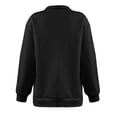 thumbnail image 7 of jsaierl Quarter Zip Sweatshirt for Women Lapel Solid Top Loose Pullover Oversized Sweatshirt Long Sleeve Cozy Shirt Blouse, 7 of 7