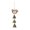 Beige1, variant on Wooden Bird Wind Chime With Crystal Sun Catcher And Metal Bell, Hanging Window Decor For Home, Garden, Patio, Balcony, Sunlight Prism Ornament Gift For Women, Nature Inspired Decorative