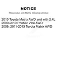 thumbnail image 2 of Kugel Rear Wheel Bearing Hub Assembly 70-512404 for Car Toyota Matrix Pontiac Vibe, 2 of 11