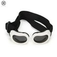 thumbnail image 3 of Luxtrada Dog Sunglasses Dog Goggles Pet Glasses UV Protection Sunglasses Eye Wear Protection with Adjustable Strap for Small Dog White, 3 of 7