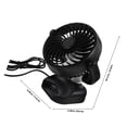 thumbnail image 4 of OUNONA Car Fan for Rear Seat Simple Design Vehicles Circulation Fan 1 Set, 4 of 8
