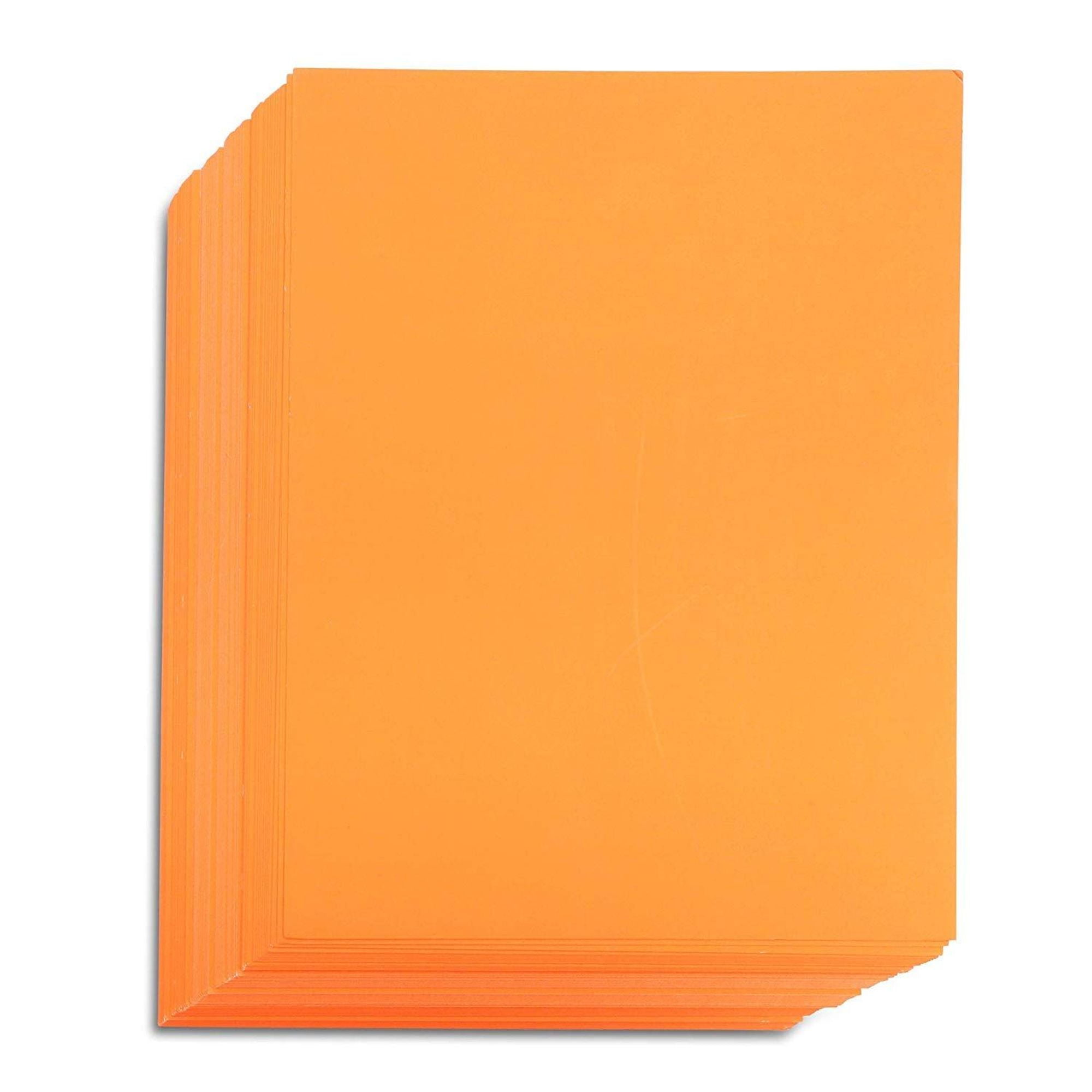 96 Sheets Each Neon Orange Cardstock Craft Paper for Card Making, 8.5 x